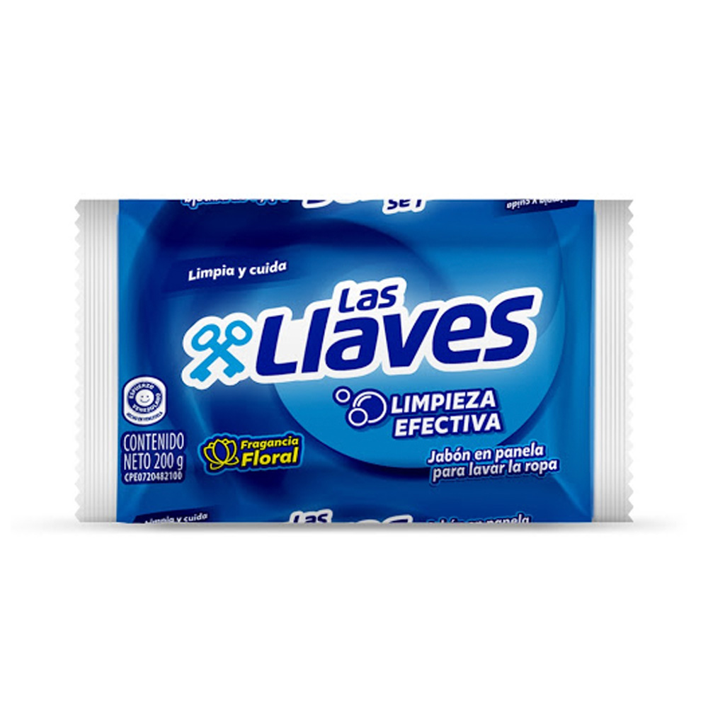 Jabón Panela Las Llaves Floral 200g