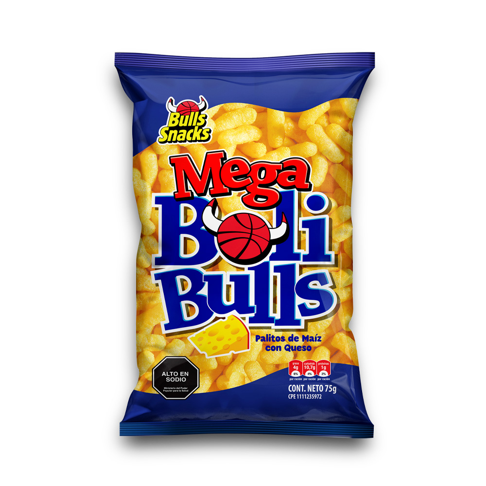 Snack Bulls Snacks Mega Boli Bulls 75g