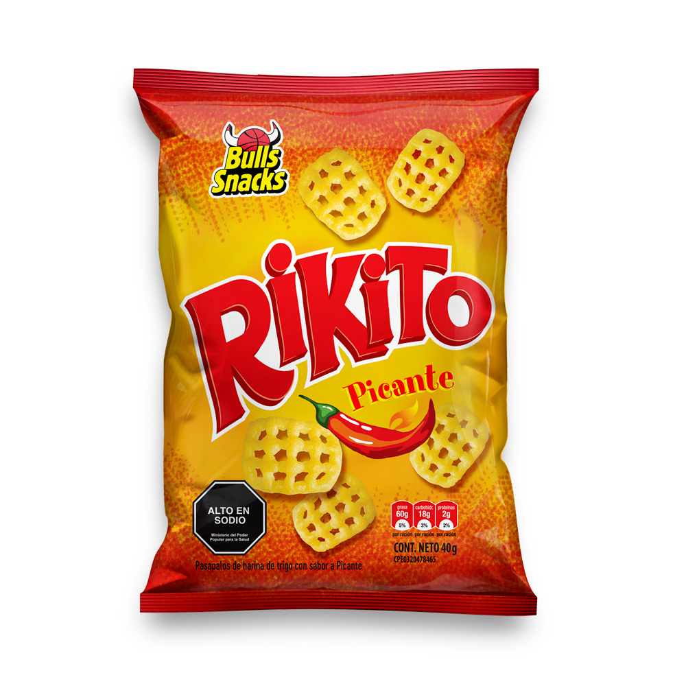 Snack Bulls Snacks Rikito Picante 40g