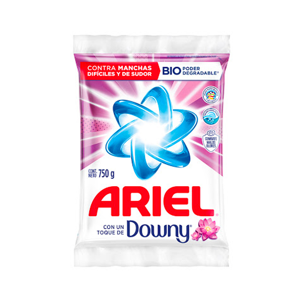 Detergente en Polvo Ariel Doble Poder 850g