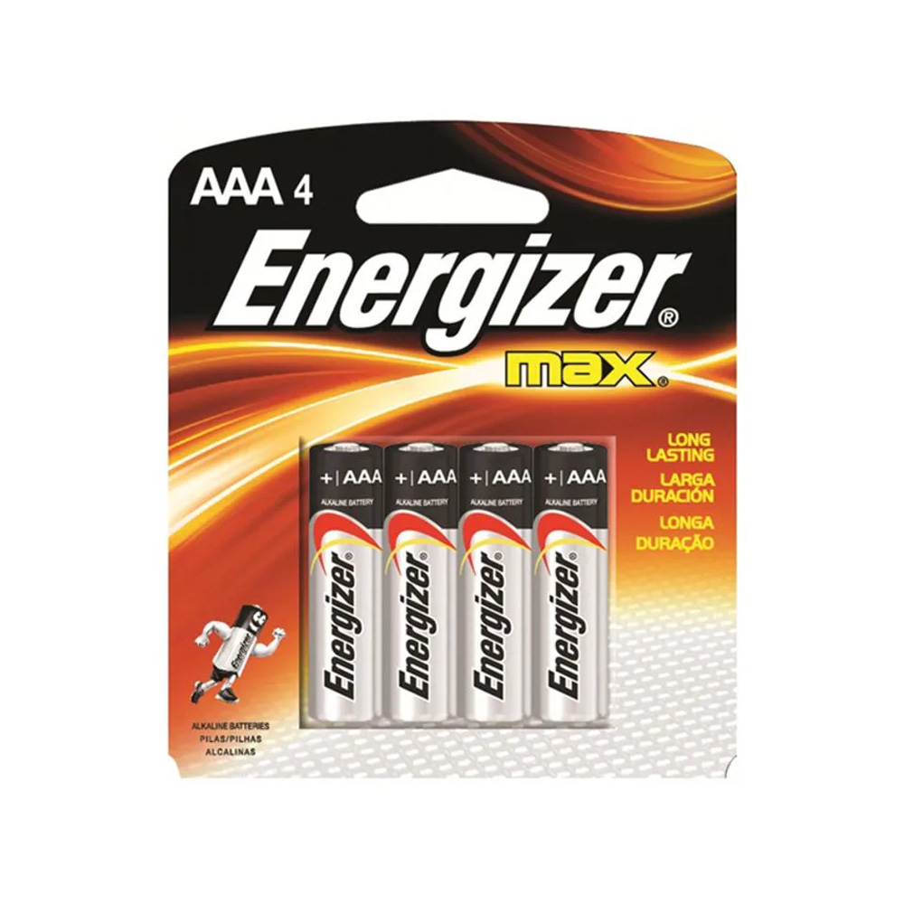 Pila Energizer Max Alcalina AAA X4uds