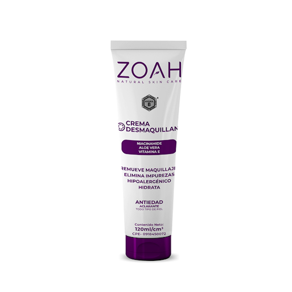 Crema Desmaquillante Zoah Anti-Edad 120ml