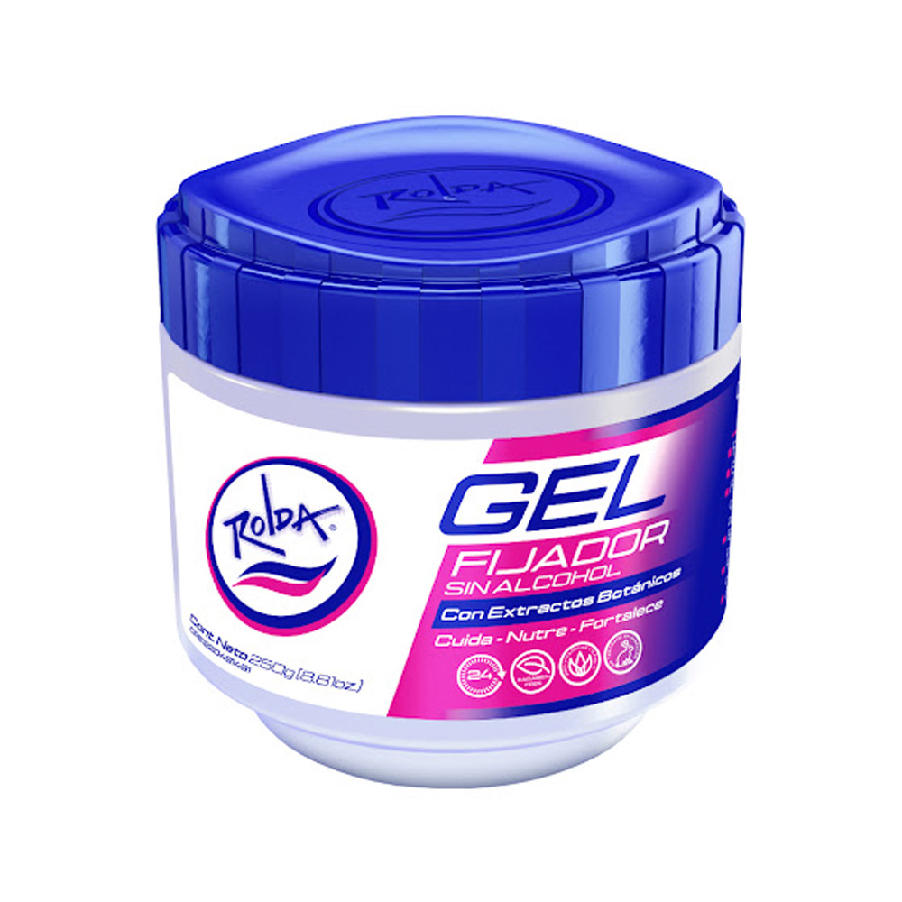 Gel Fijador Rolda Extractos Botánicos Blanco 250g