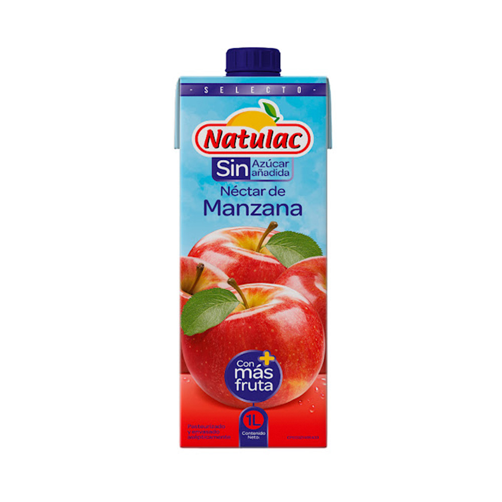 Jugo Natulac sin Azúcar Manzana 1L