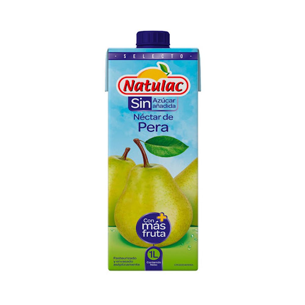 Jugo Natulac sin Azúcar Pera 1L