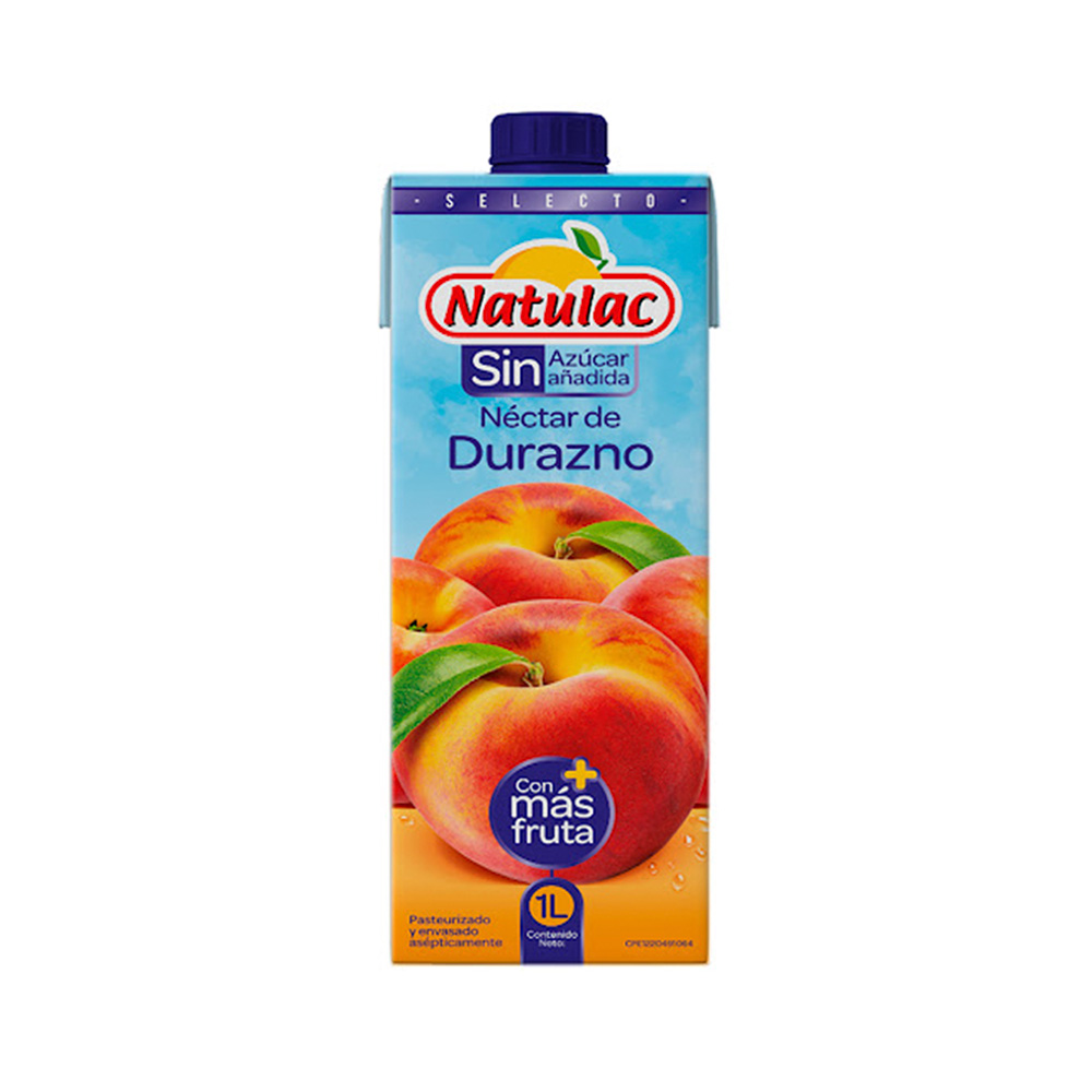 Jugo Natulac sin Azúcar Durazno 1L