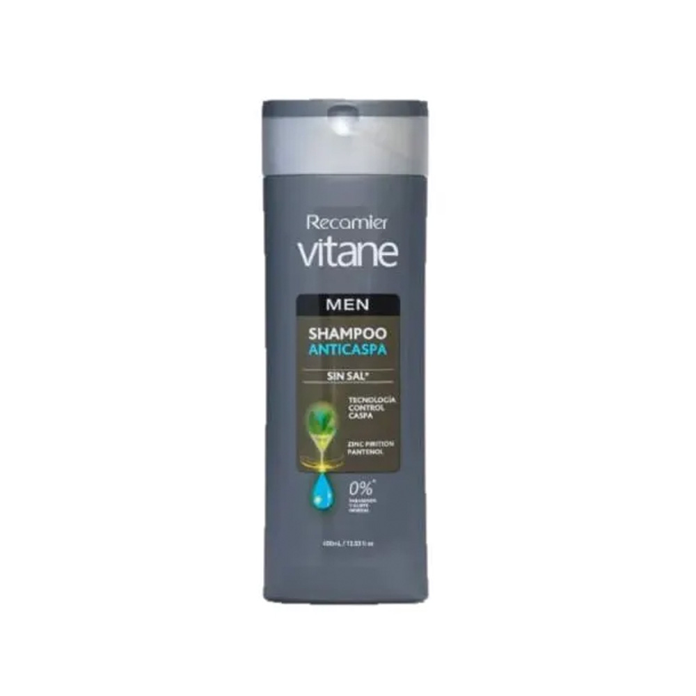 Champú Vitane Men Anticaspa Sin Sal 400ml