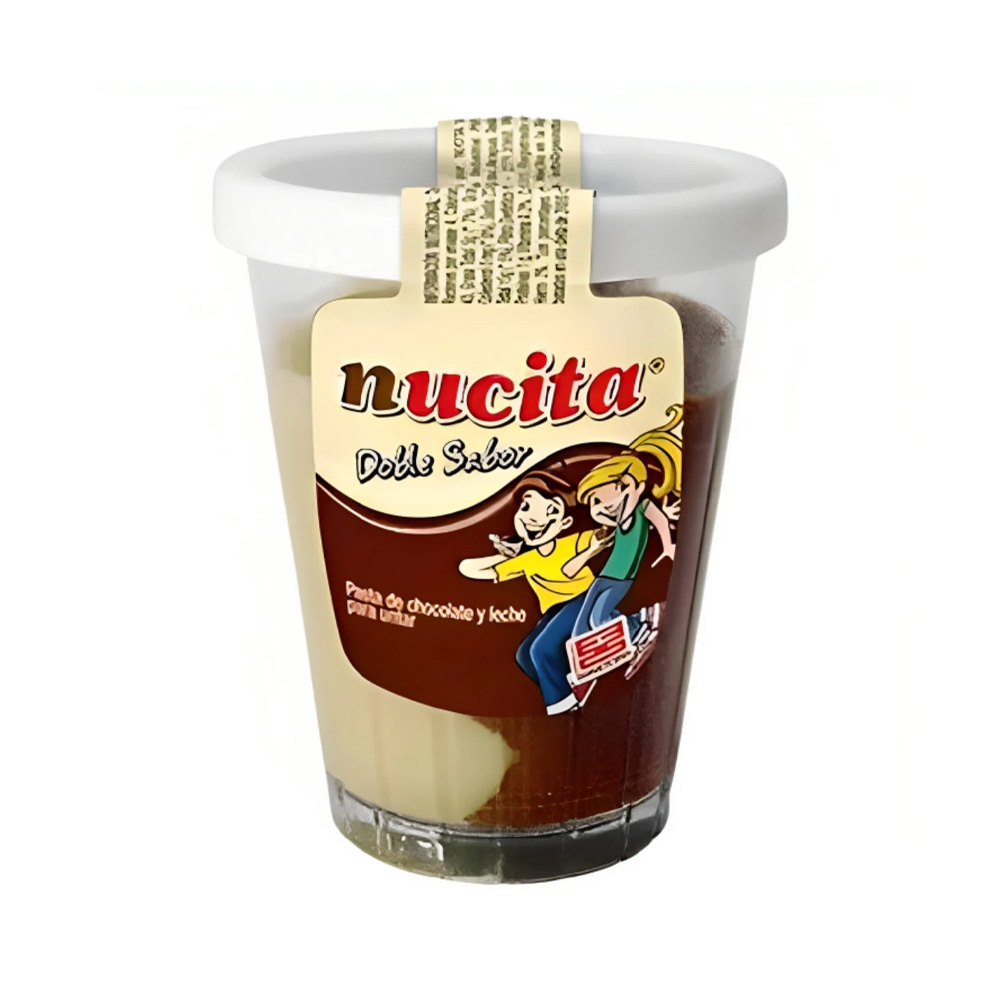 Chocolate Nucita Doble Sabor Vaso Plástico 85g