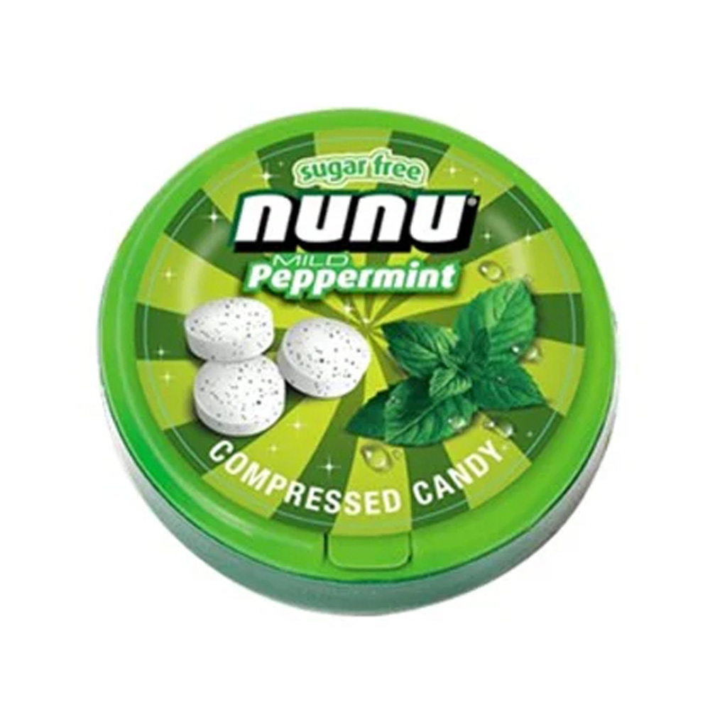 Caramelo Nunu sin Azúcar Menta Suave