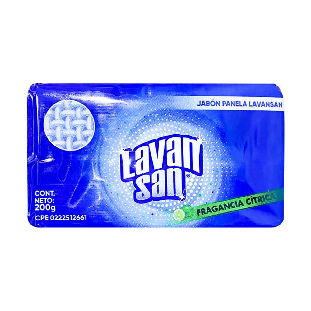 Jabón Panela Lavansan Fragancia Cítrica 200g