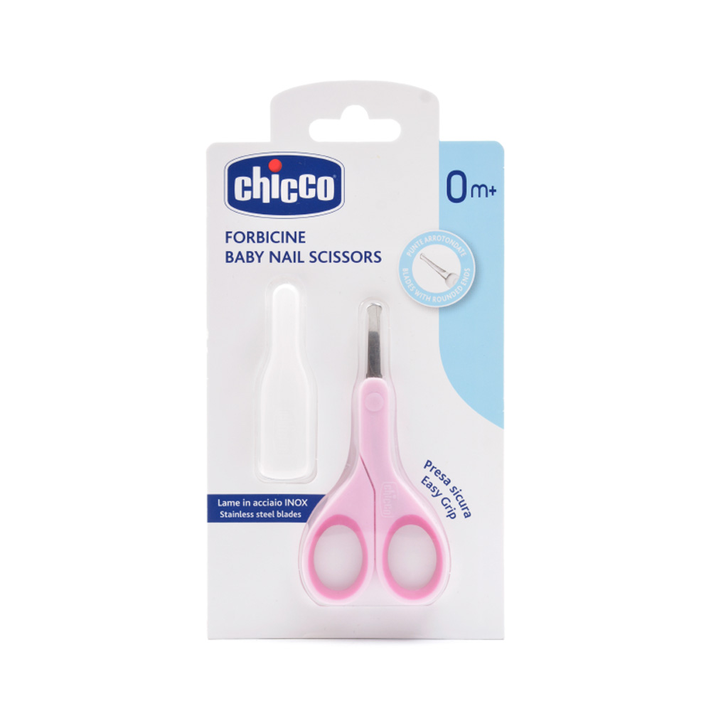 Tijeras Chicco de Bebé para Uñas Rosado