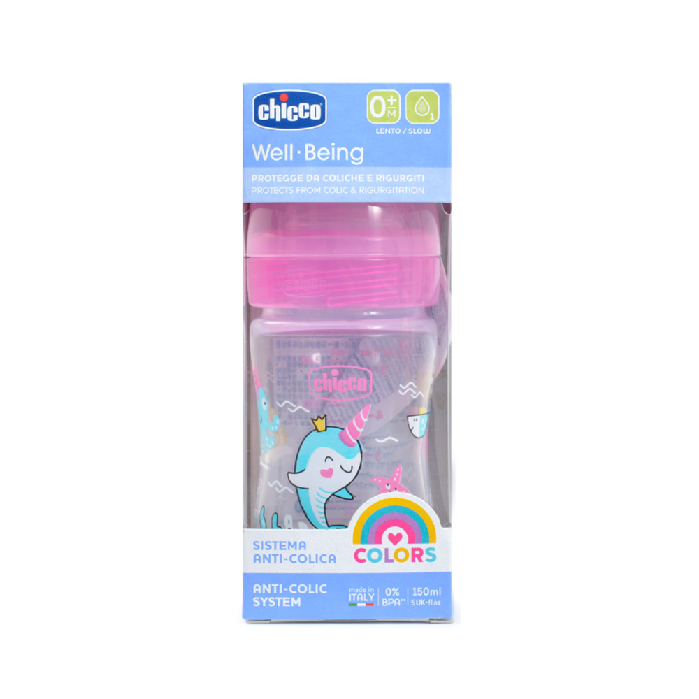 Biberón Chicco para Niña Flujo Lento 150ml