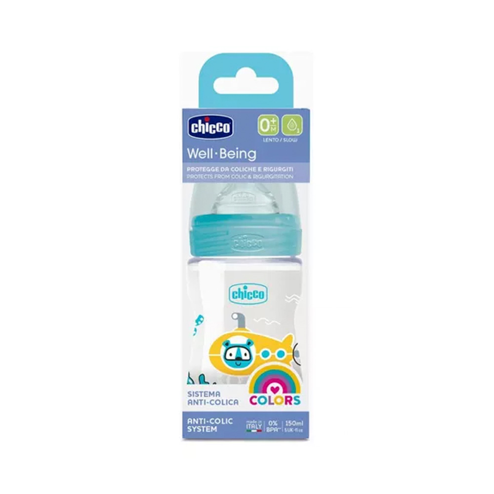 Biberón Chicco para Niño Flujo Lento 150ml