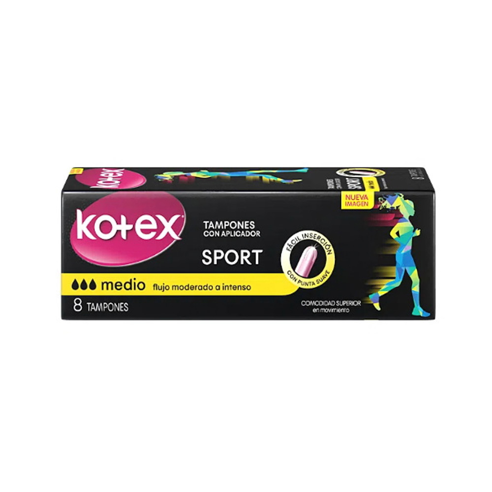 Tampones Kotex Medio 8uds