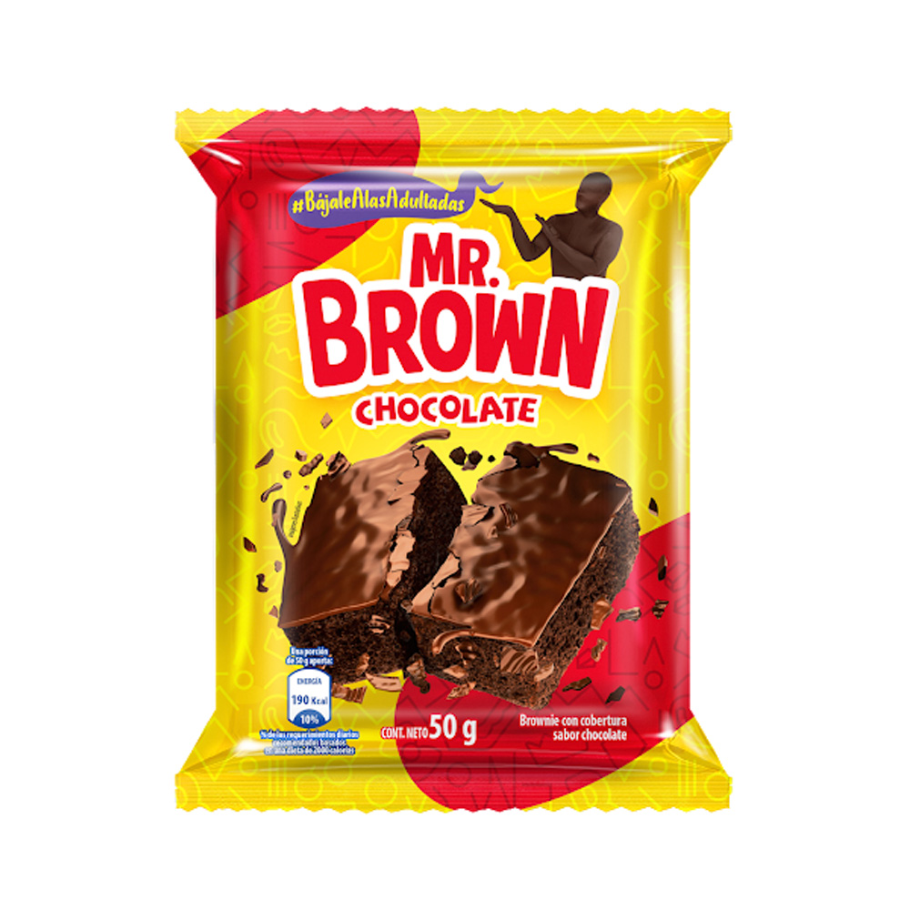 Brownie Mr Brownie Chocolate 2 uds 50g