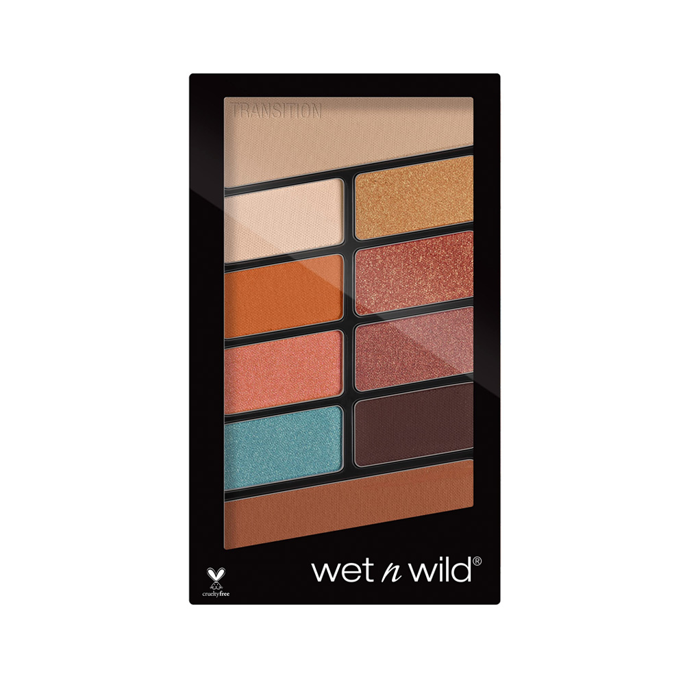 Paleta  Wet N Wild de Sombra 10 Colores Not Basicpeach