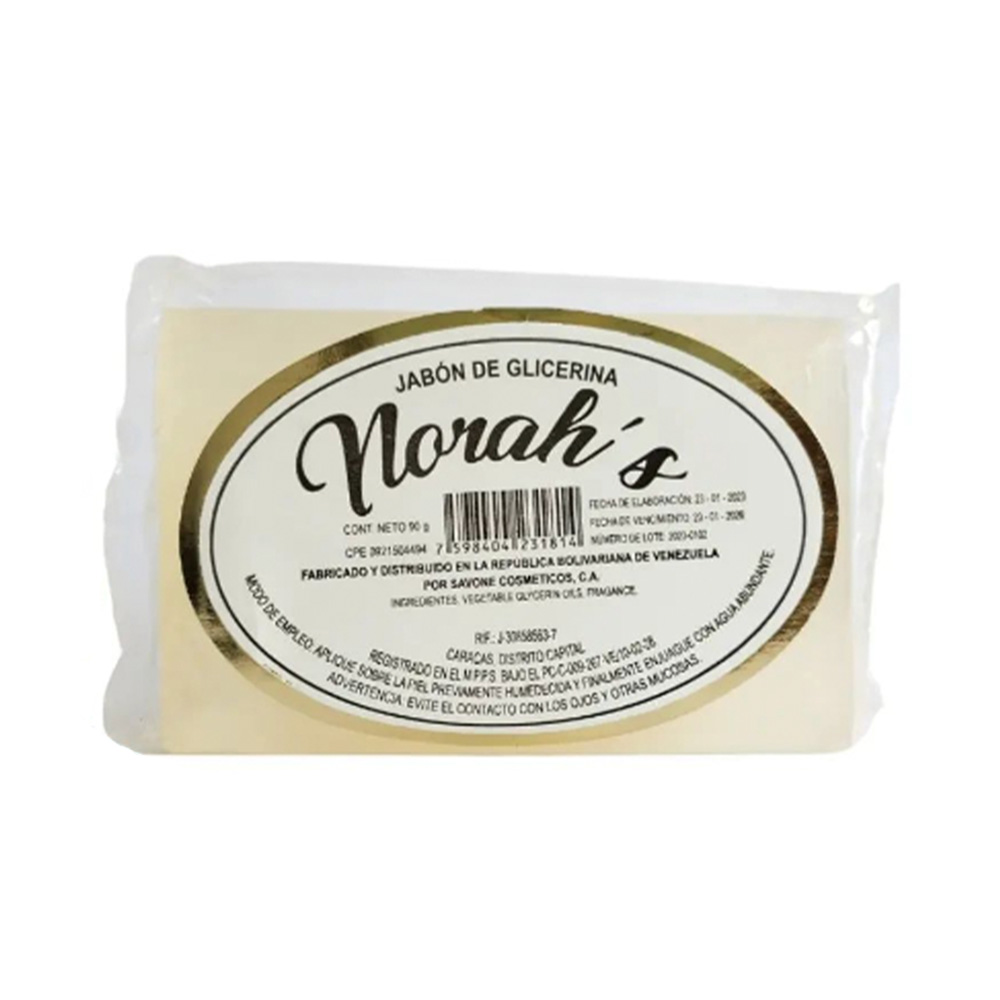 Jabón de Tocador Norah’s Glicerina 90g