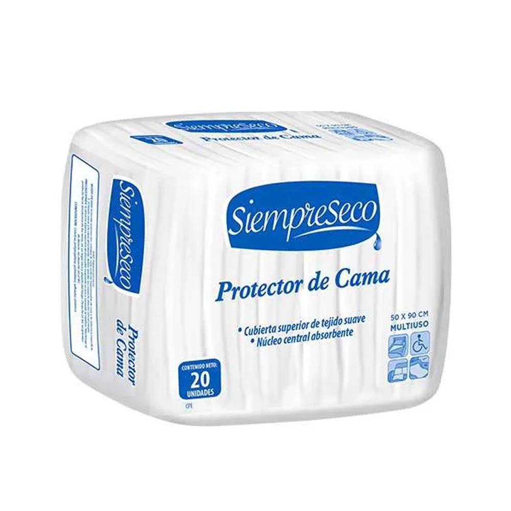 Protector de Cama Siempre Seco 10uds