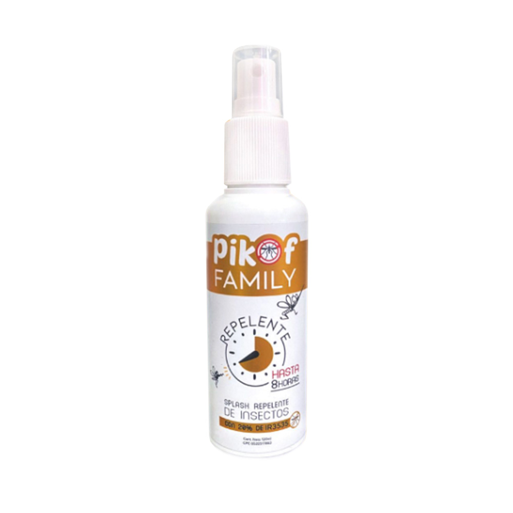 Repelente de Insectos Pikof Splash 8Hrs 120ml