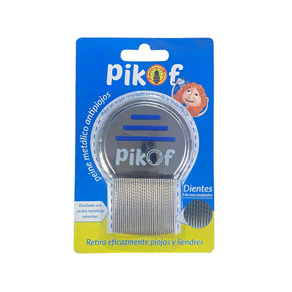 Peine Pikof Anti-Piojos Metálico 1ud