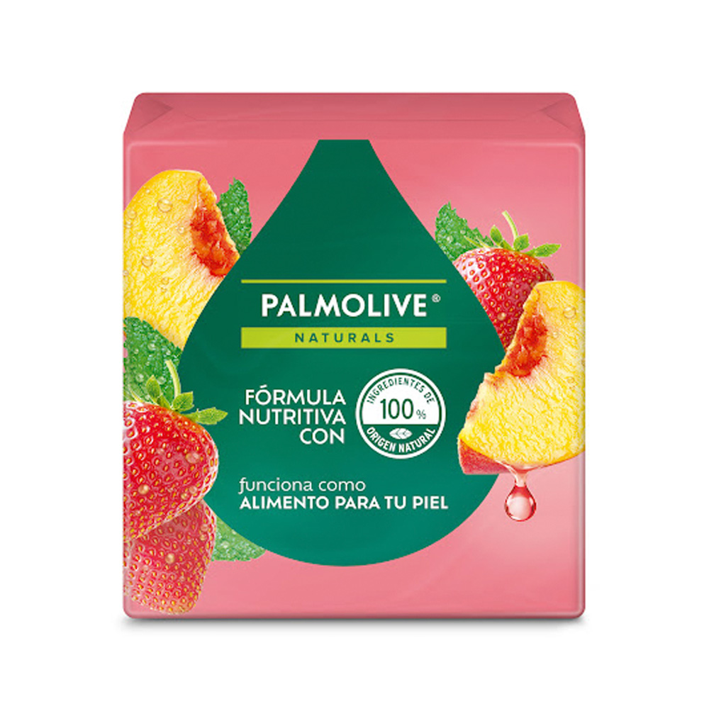 Jabón Palmolive en Barra Yogurt & Frutas 110g X 3uds