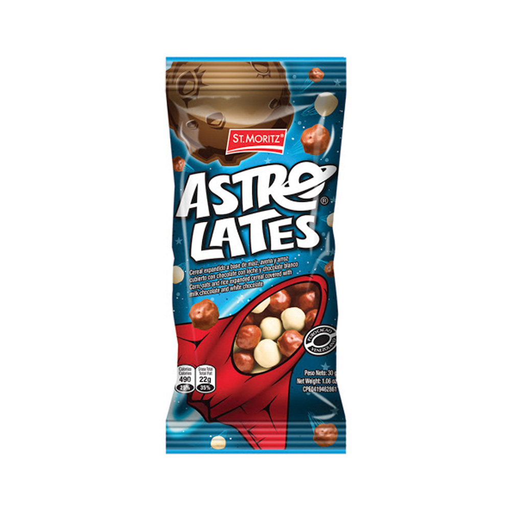 Chocolates St. Moritz Astrolates 30g