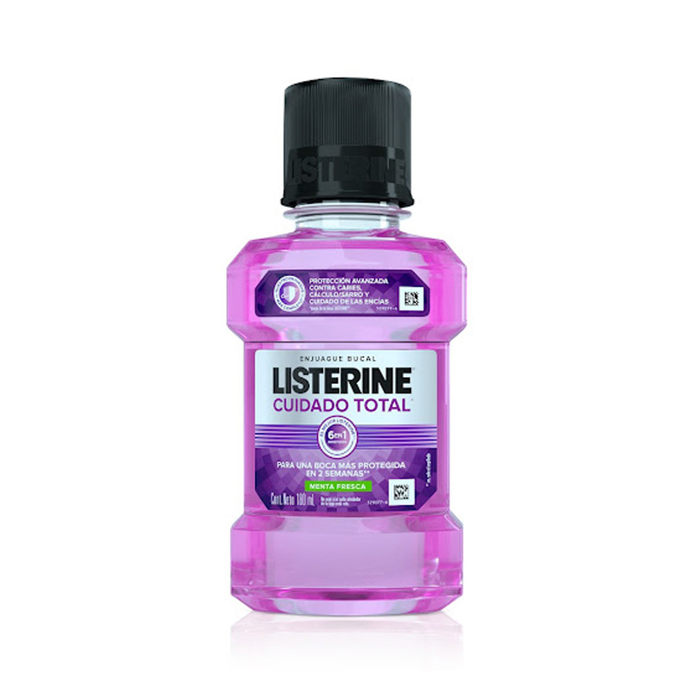 Enjuague Bucal Listerine Cuidado Total 180ml