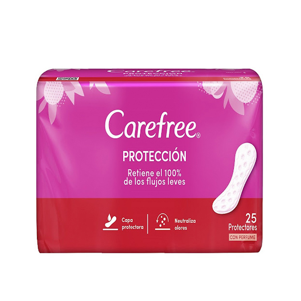 Protectores Diarios Carefree con perfume 25uds