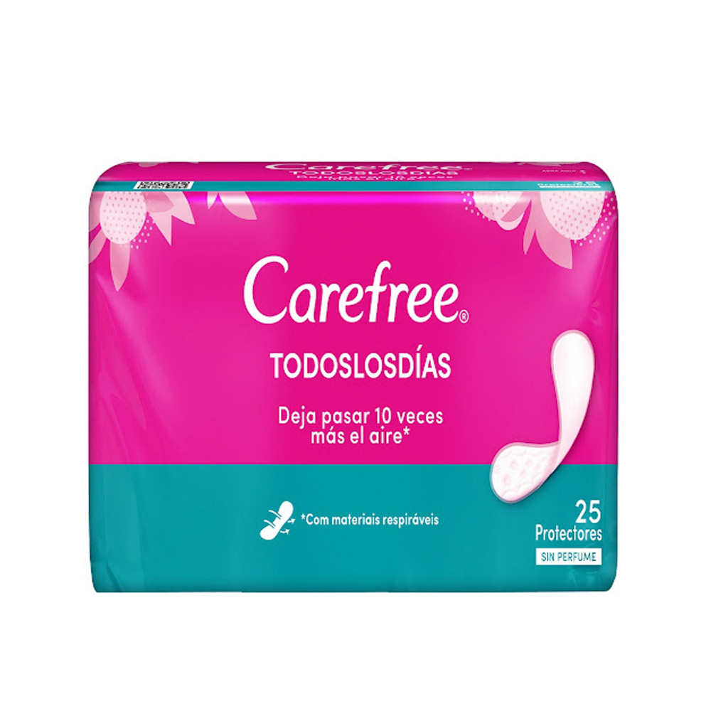 Protectores Diarios Carefree todos los Días 25 uds