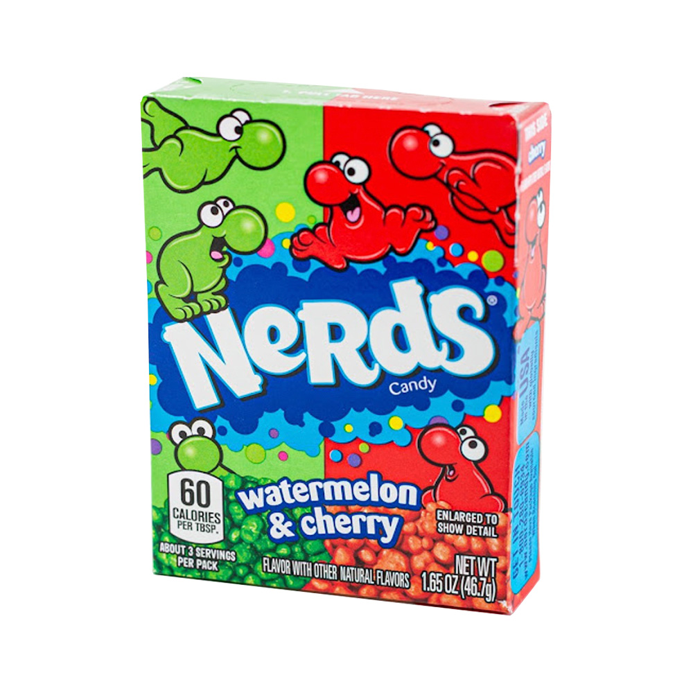 Caramelos Nerds Watermelon & Cherry 46,7g