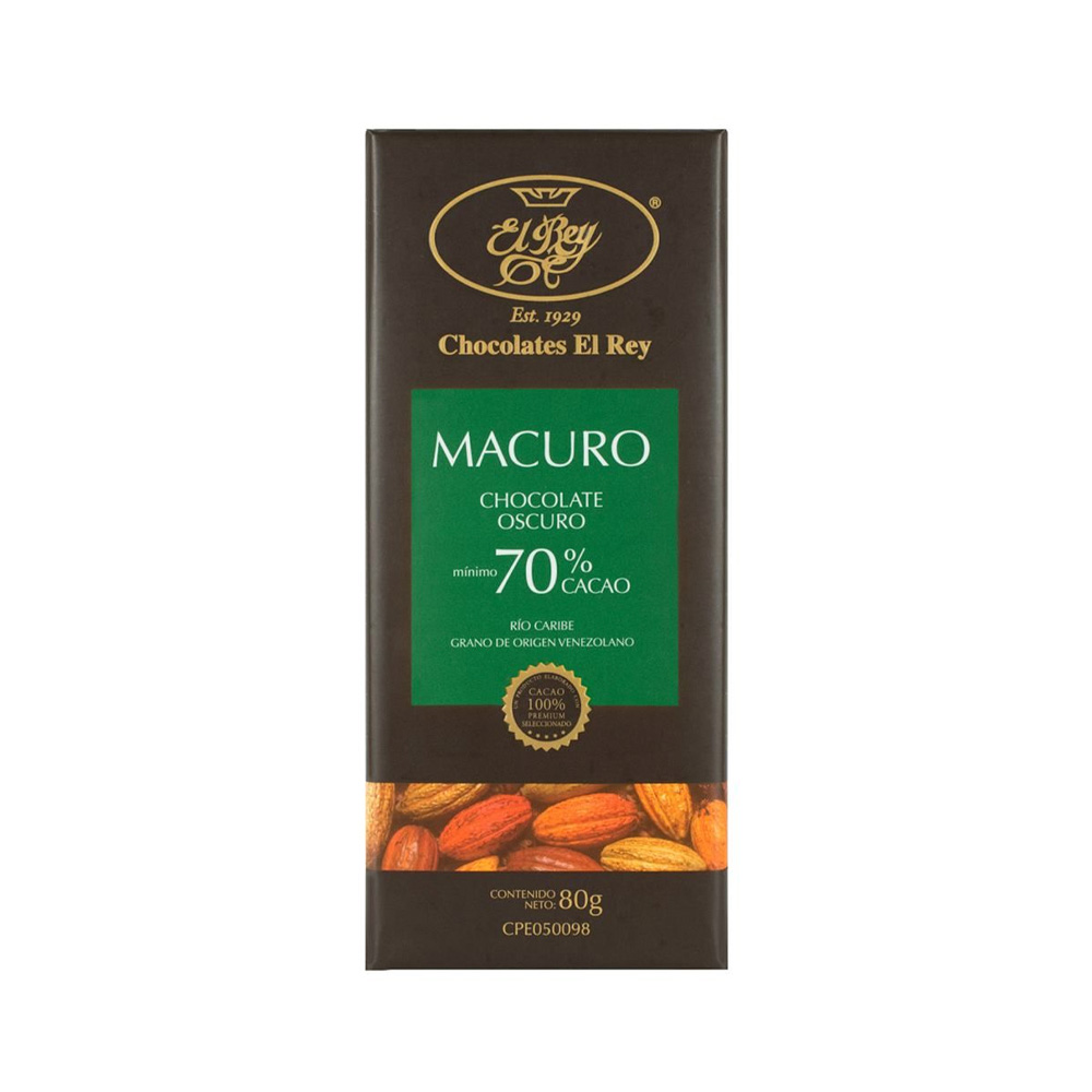 Chocolate El Rey Macuro 70% 80g