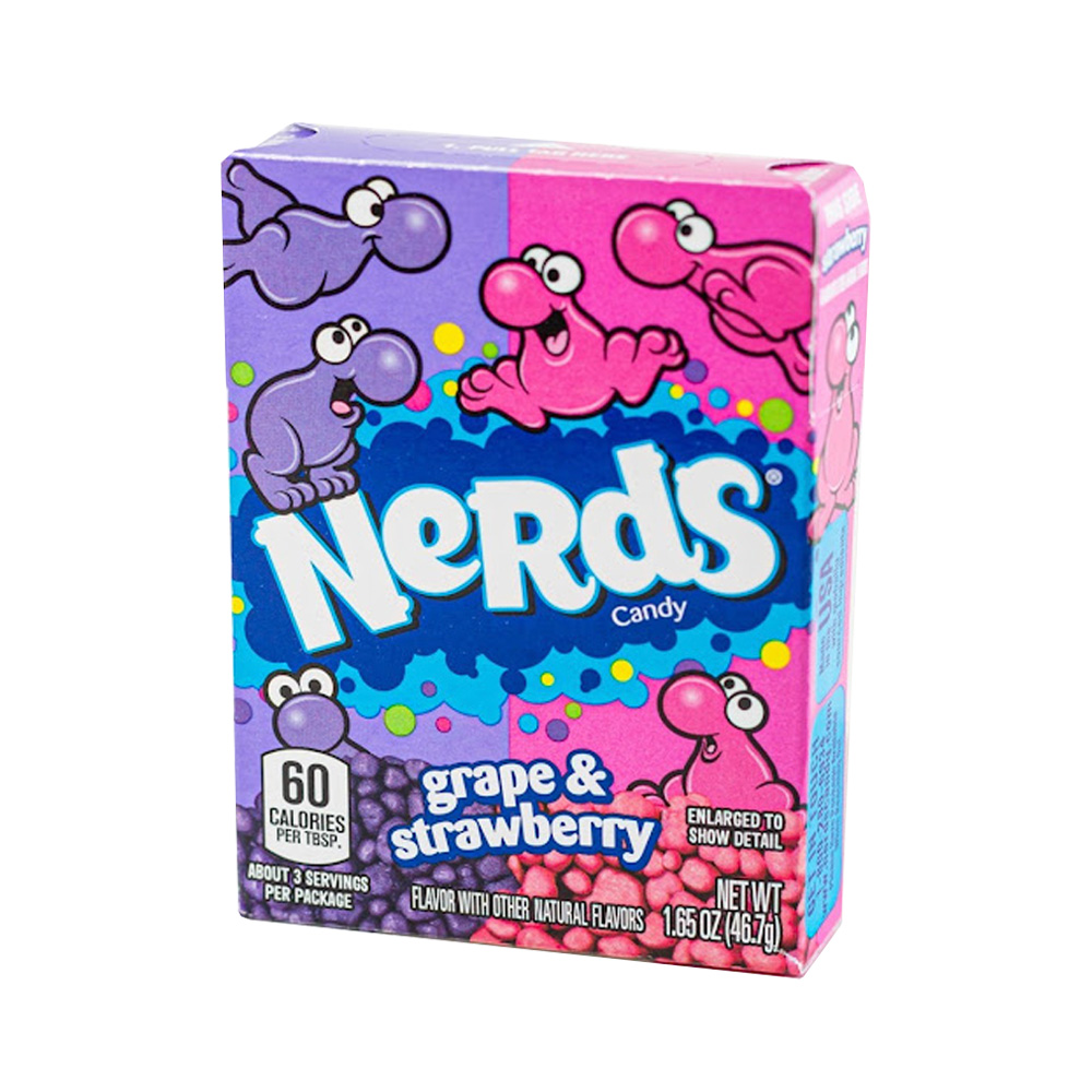 Caramelos Nerds Grape & Strawberry 46,7g