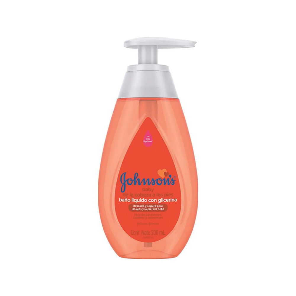 Baño Líquido Johnson Baby de Pies a Cabeza 200ml