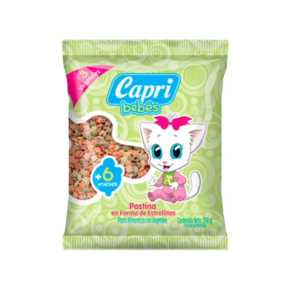 Pastina Capri Estrellitas 3 Vegetales 250g