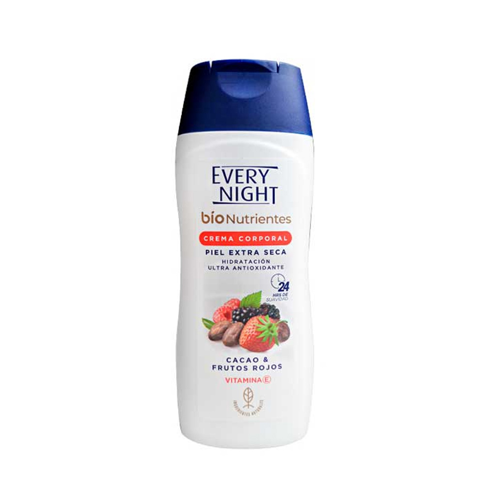 Crema Corporal Every Night Bío Cacao y Frutos Rojos 200ml