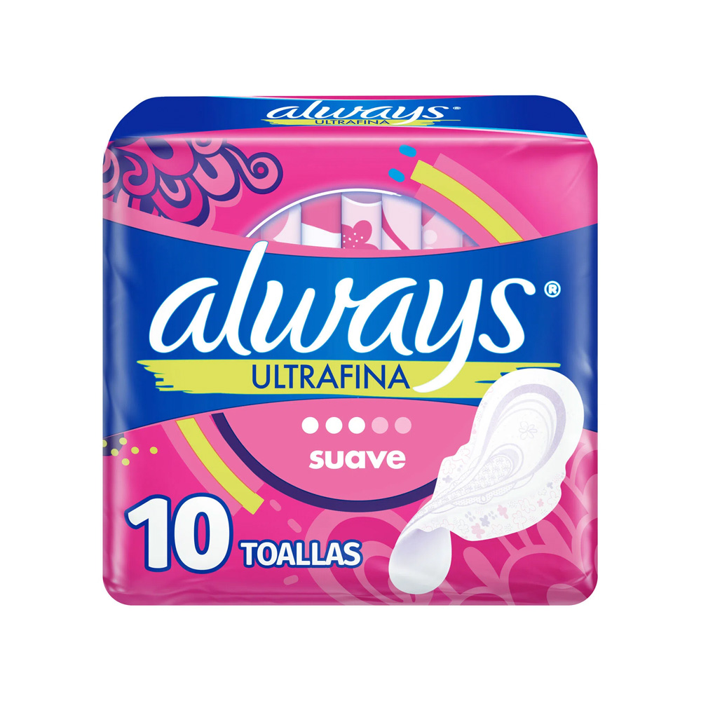 Toallas Sanitaria Always Ultrafina Día 10uds