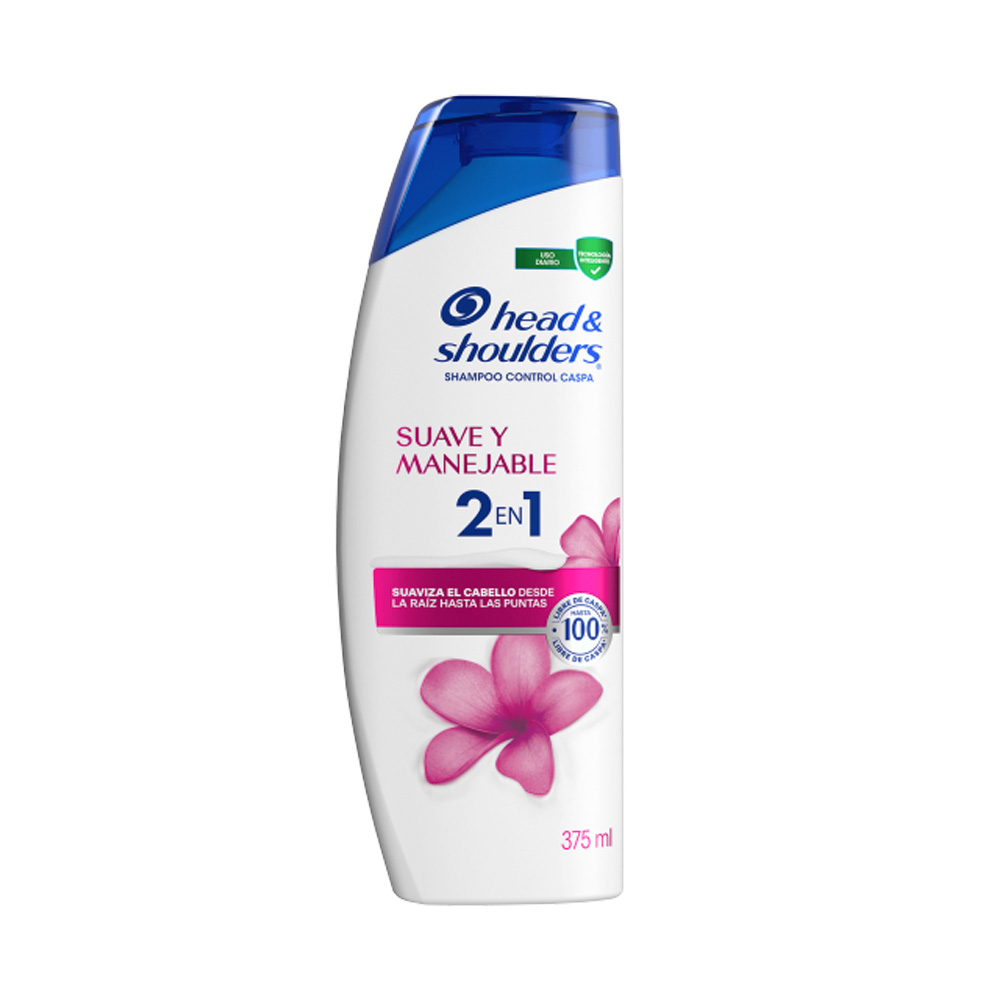 Champú Head&Shoulders 2en1 Suave y Manejable 375ml