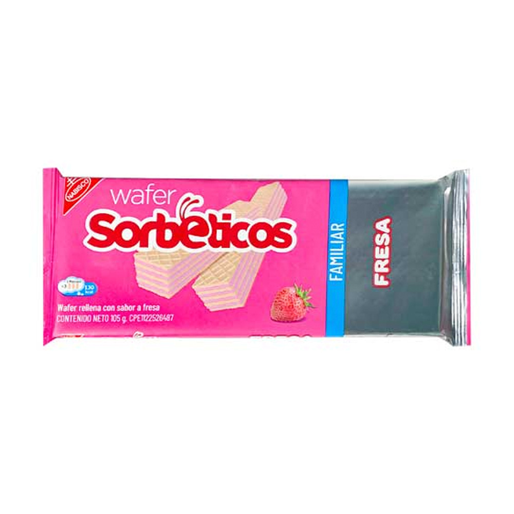 Galleta Sorbetico Familiar Fresa 105g