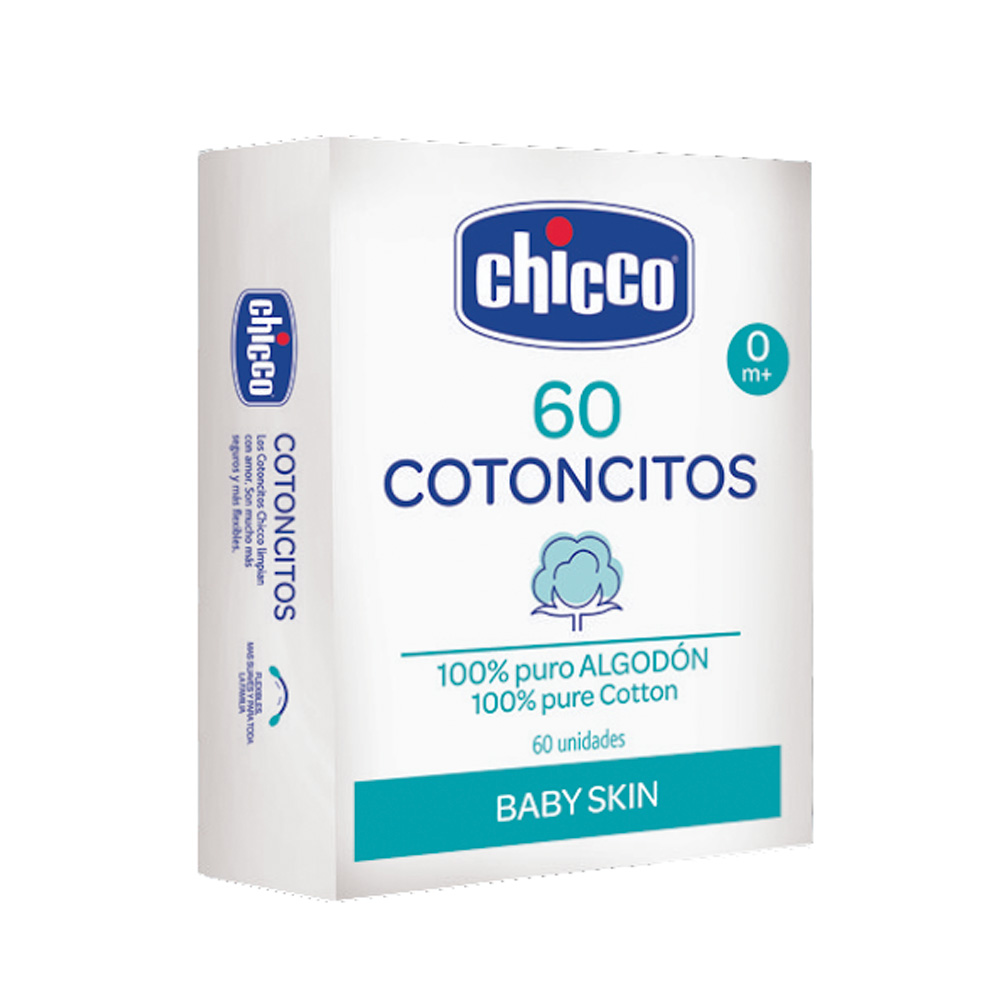 Hisopos Chicco 60uds 3×2