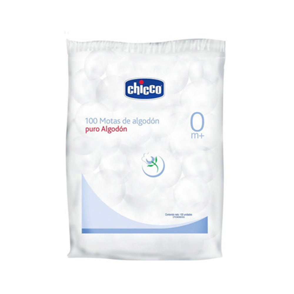 Motas de Algodón Chicco 100uds Promoción