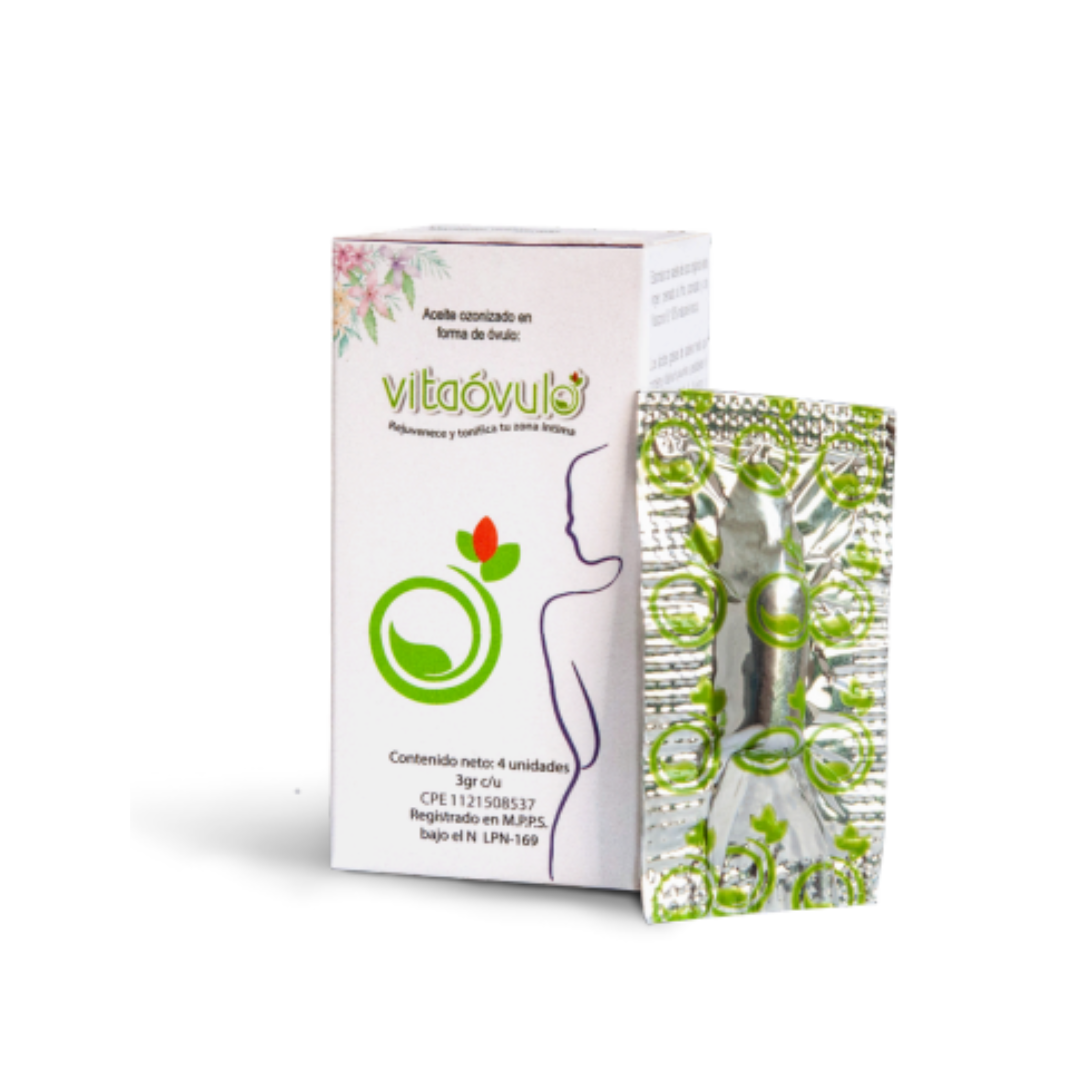 Aceite Ozonizado Coco Vitaóvulo 3g x 4uds
