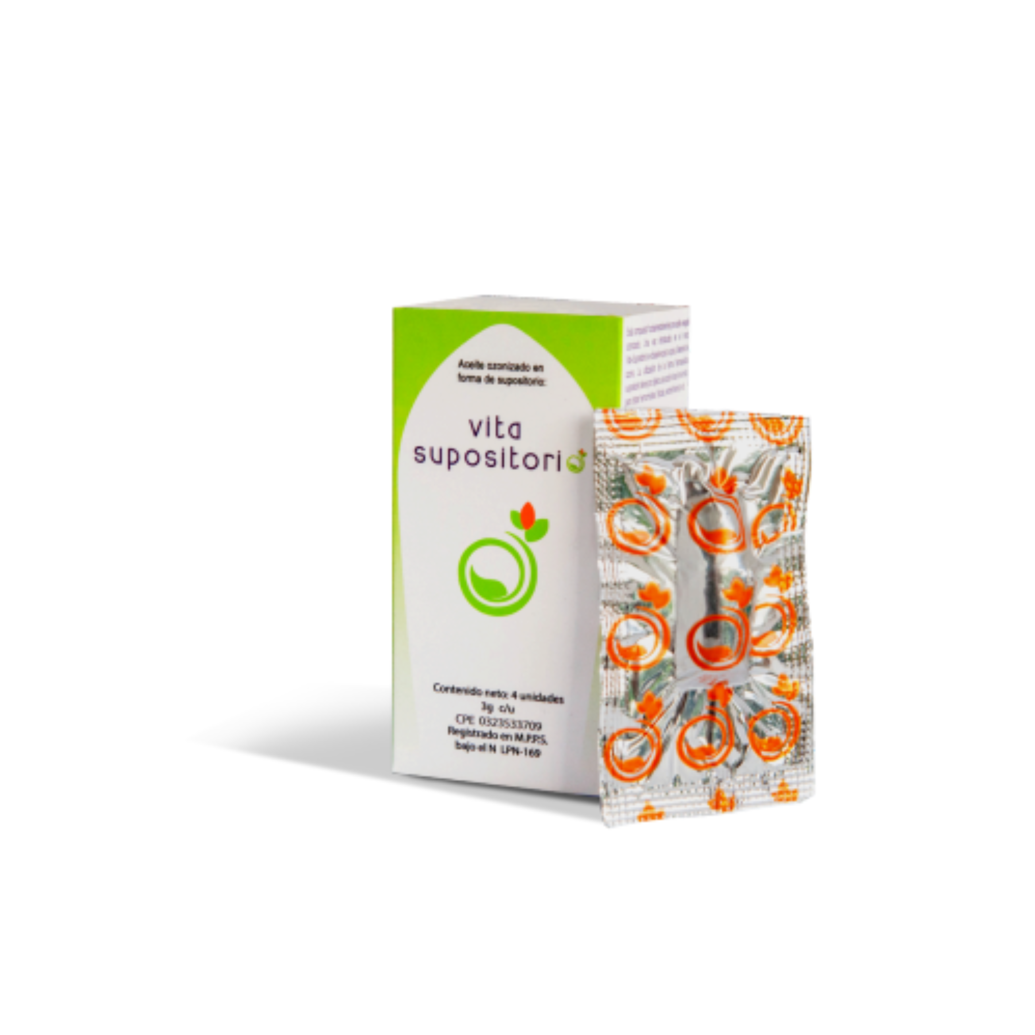 Vita Supositorio De aceite Ozonizado 3g X 4