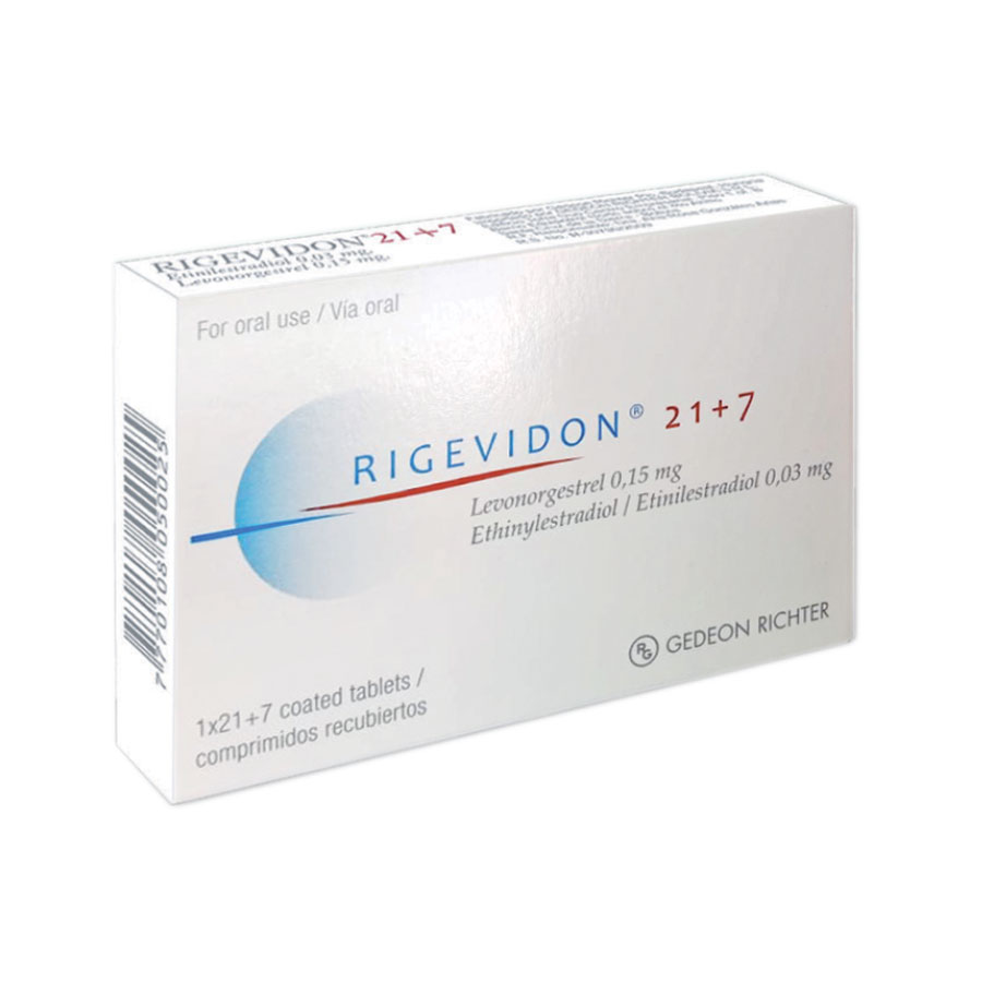 RIGEVIDON 21+ 7 0,03MG/0,15MG COMP REC