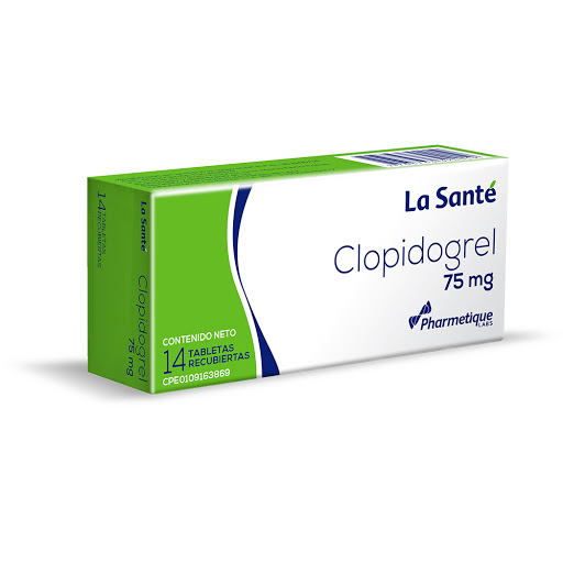 Clopidogrel La Santé 75mg 14 Tabletas Recubiertas
