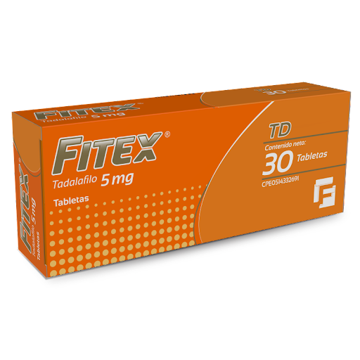 Tadalafilo Fitex 5mg x 30 Tabletas