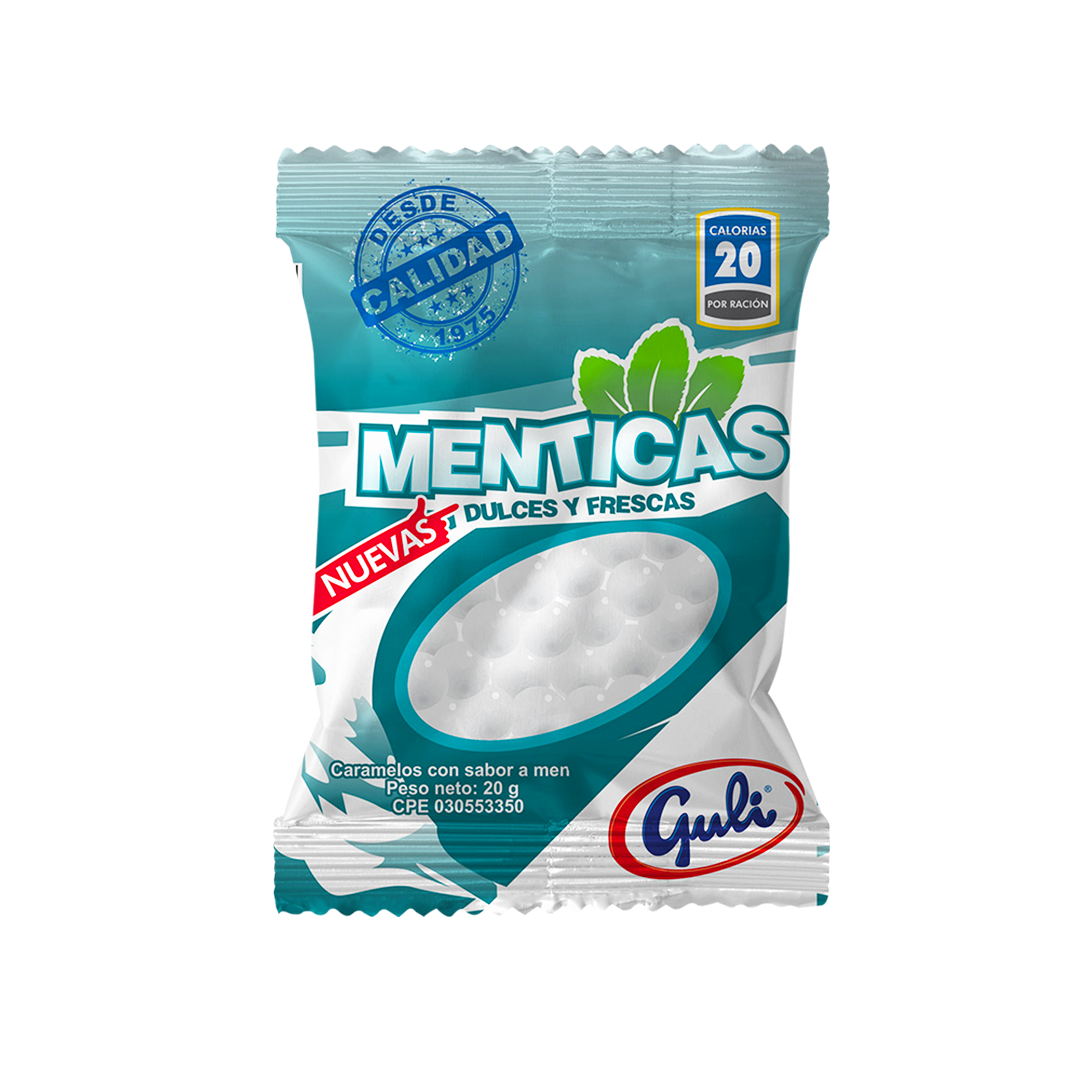 Caramelos Guli Menticas 20 gr