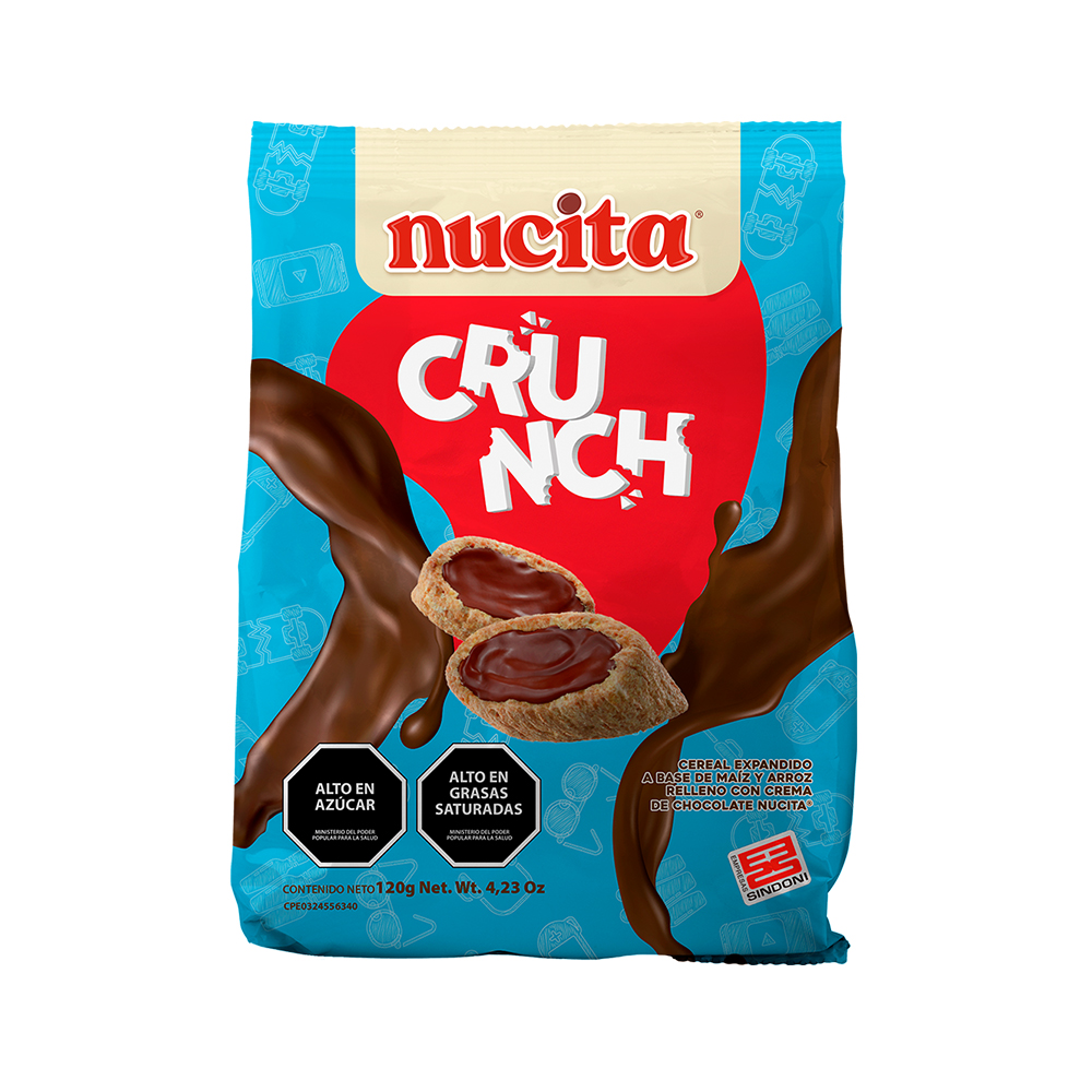 Cereal Nucita Cruch Relleno de Chocolate 120g