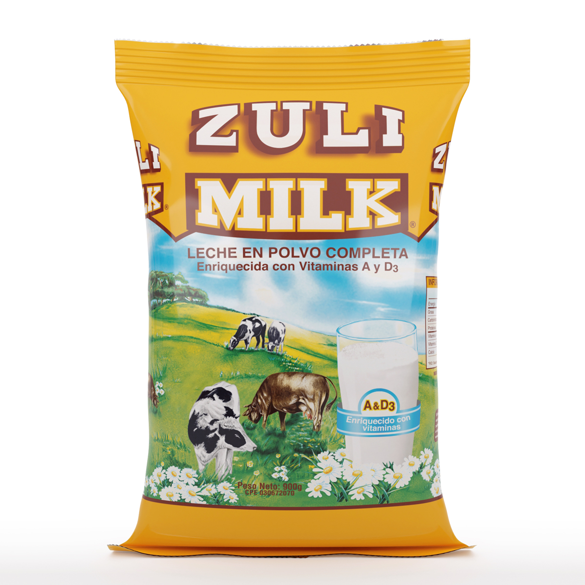 Leche en Polvo Completa Zulimilk 900g