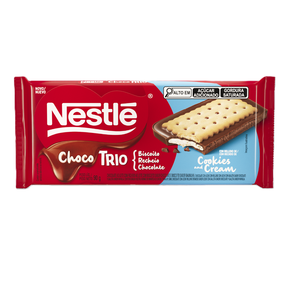 Chocolate Choco Trio Crema Nestle 90g