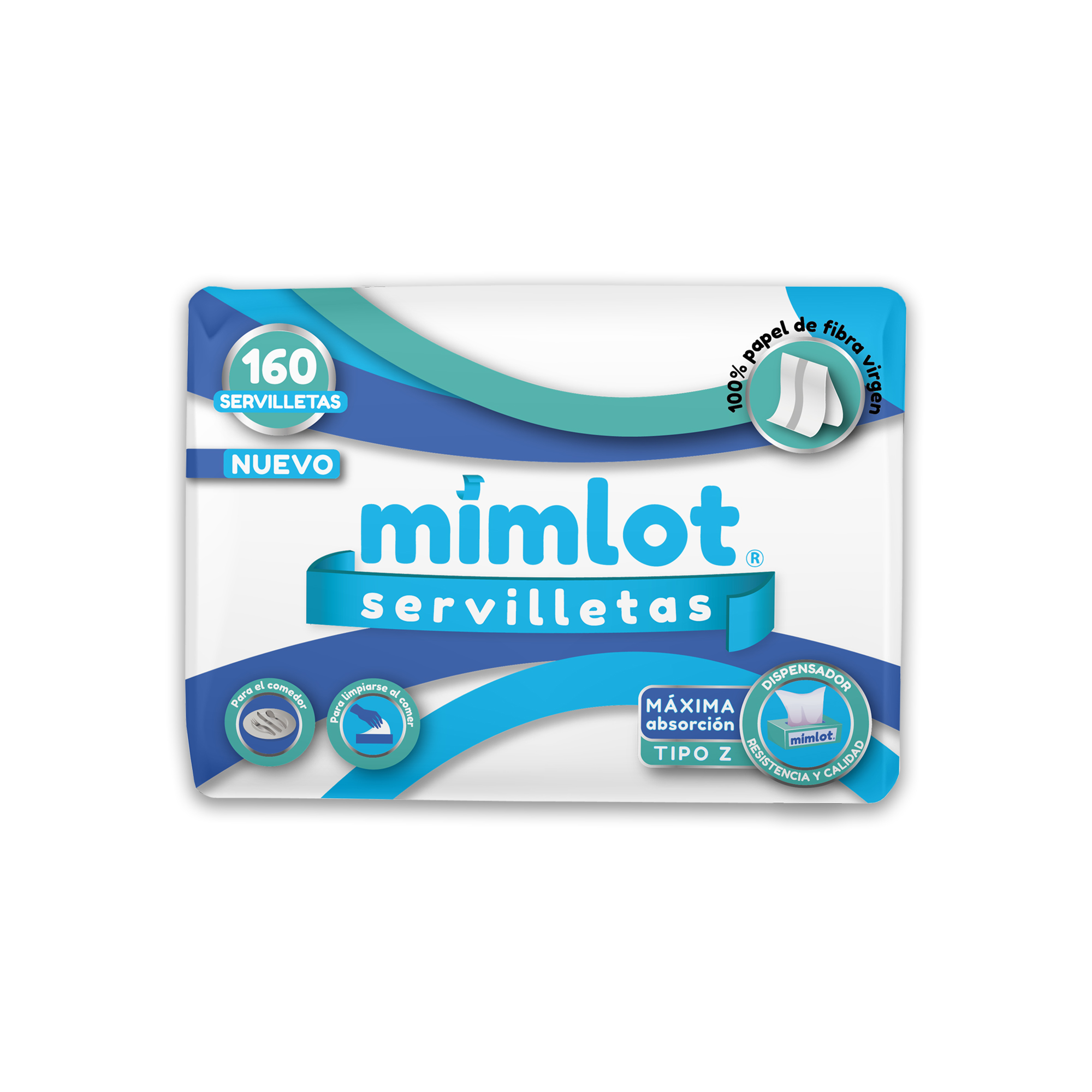 Servilletas Mimlot Tipo Z 160 uds